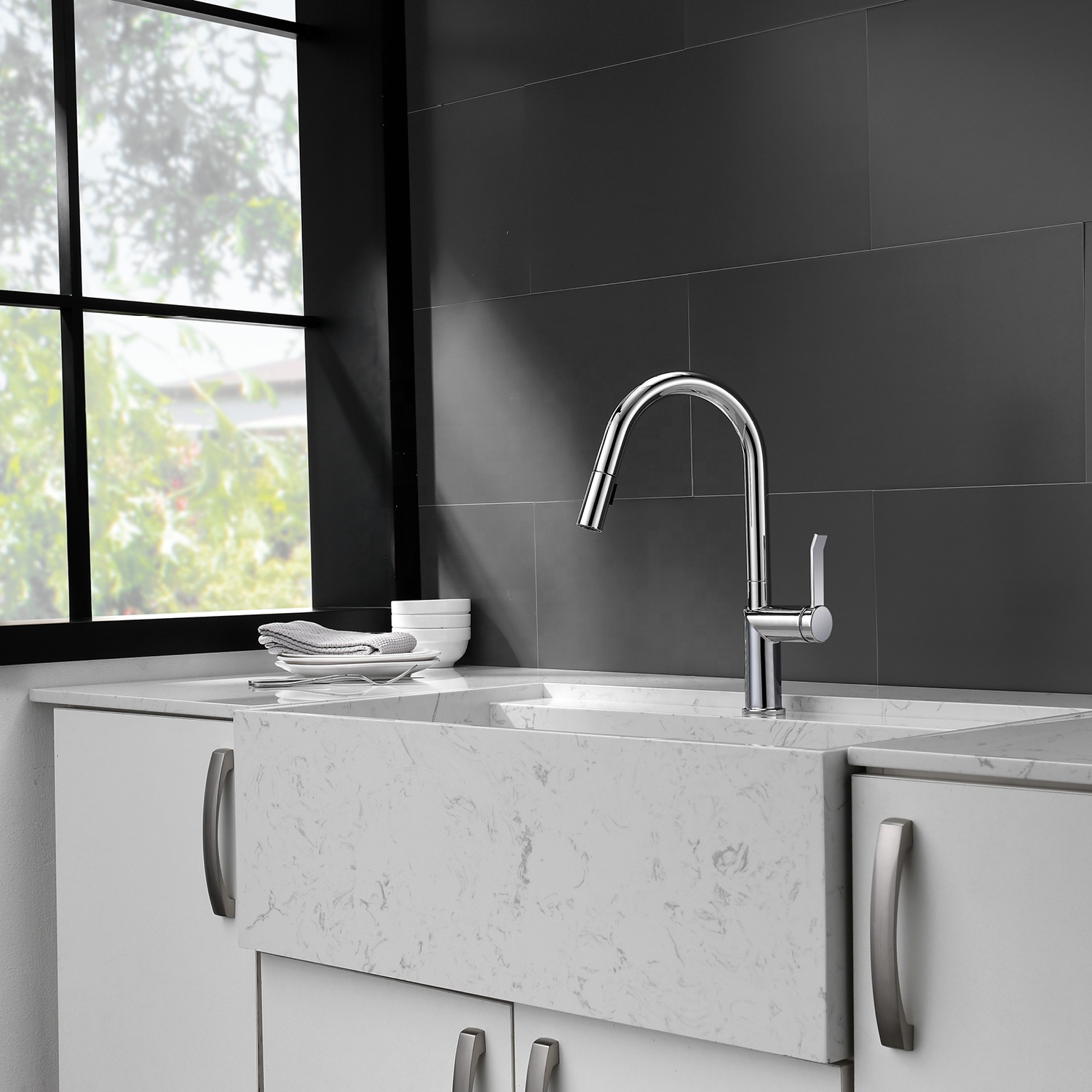 Modern Style Kitchen Pull Down Wasserhahn Sprayer Küchenarmatur Wasserhahn Küchenarmatur