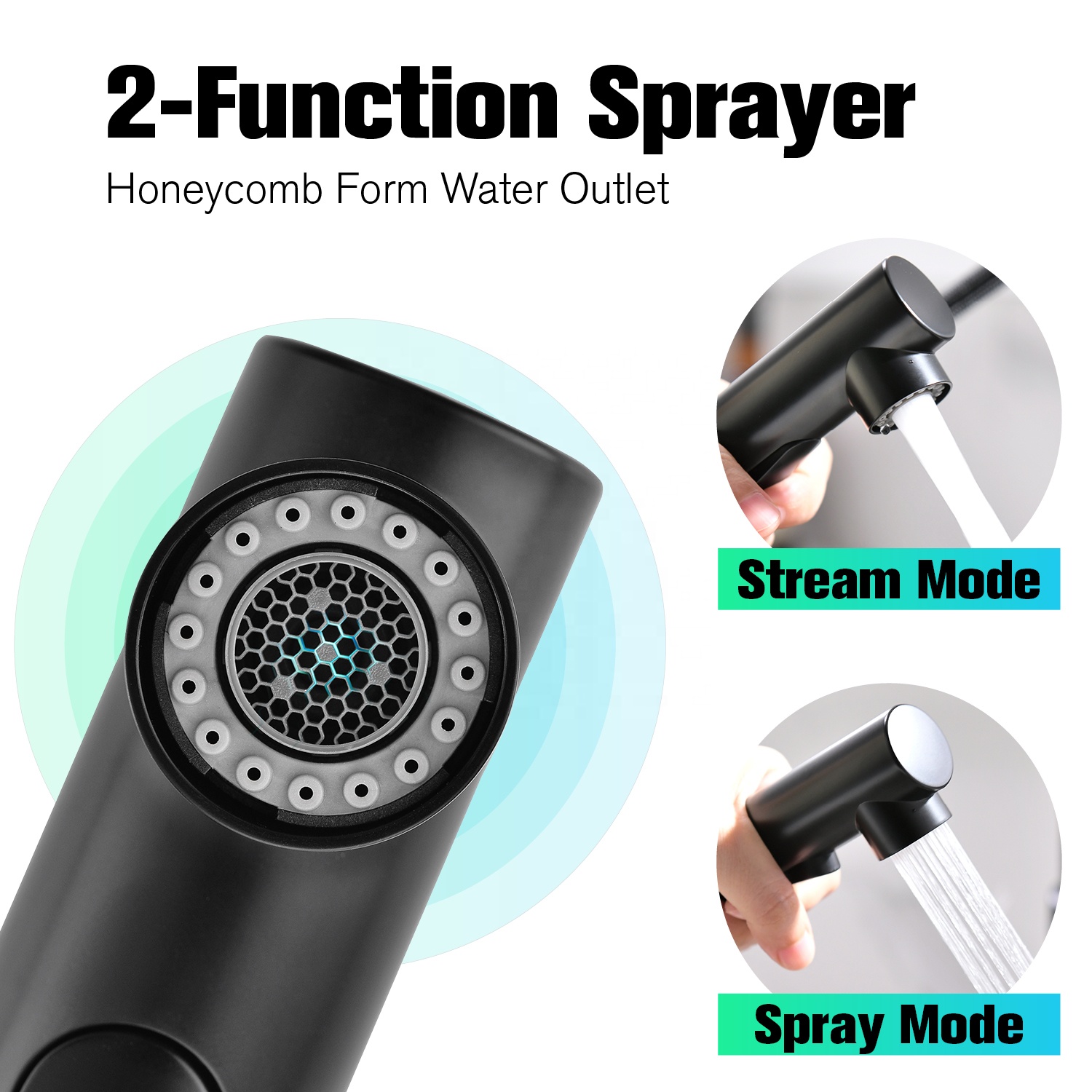 Küchenarmatur Ausziehbare Mischbatterie Küchenarmatur Single Küchenarmatur mit Spray