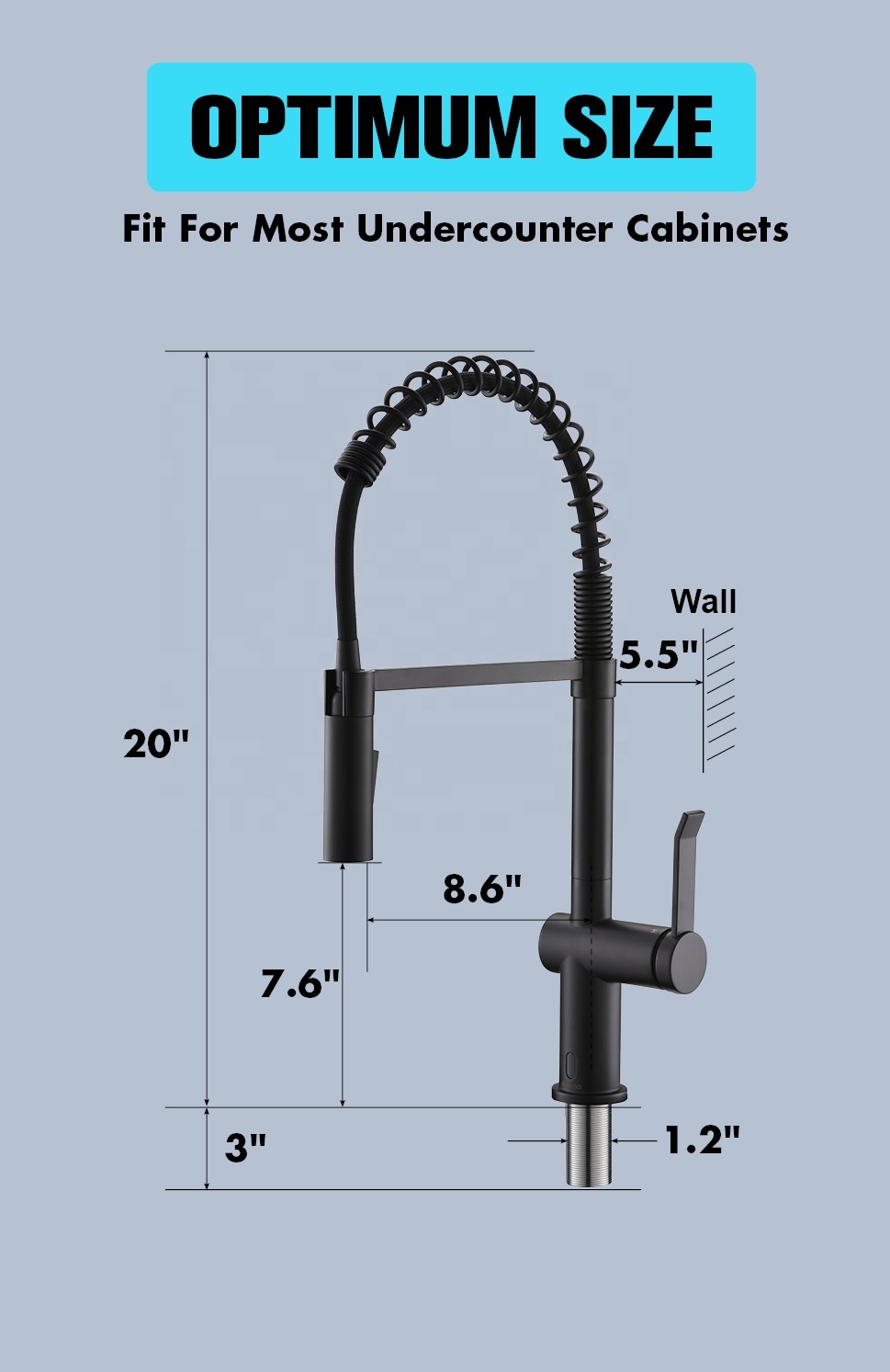 Spring Küchenarmatur Intelligenter Wasserhahn Touch Controller Schwarz Küchenspüle Wasserhahn