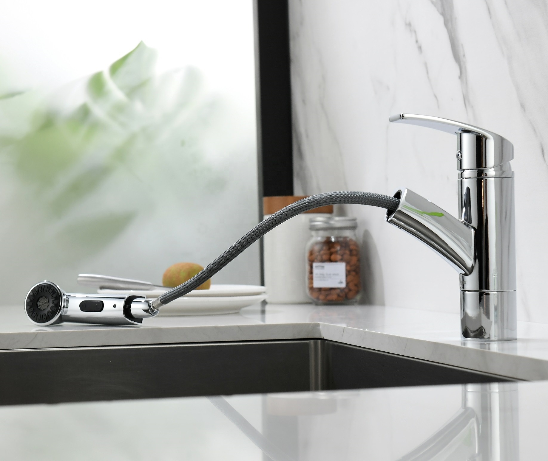 APS235-CP American Kitchens Wasserhahn Multifunktion Wasserhahn Küchenarmatur ausziehbar