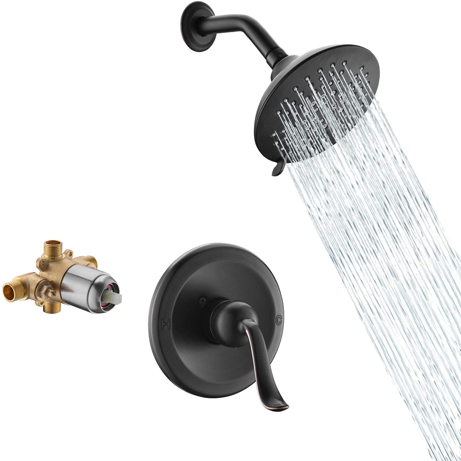 Badewanne Wasserhahn Mischbatterie Antik Brausegarnitur Dusche Badewanne Wasserhahn an der Wand Badewanne Duscharmatur Set